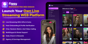 Figgy Web – Live Streaming  Video Chat PWA