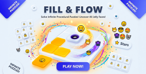 Fill and Flow | Neumorphic Puzzle HTML5 Game
