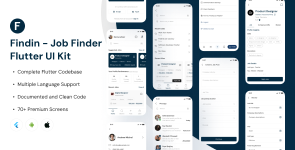 Findin – Job Finder Flutter App UI Kit