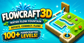 FlowCraft 3D | Water Flow Puzzle HTML5 Game