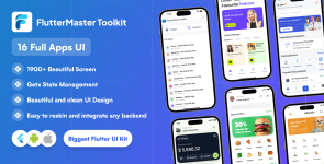 Flutter Master Toolkit – The Biggest Flutter UI Kit with AI Modules