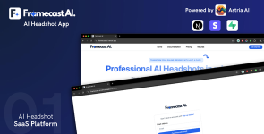Framecast AI – AI Headshot Generator, Avatar Maker, Image Generator SaaS System
