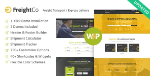 FreightCo | Transportation  Warehousing Shipping WordPress Theme