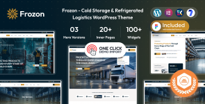 Frozon – Cold Storage  Refrigerated Logistics WordPress Theme