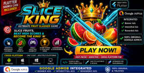 Fruit Slasher Pro | Monetized Flutter Game with AdMob