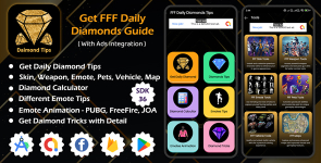 Get FFF Daily Diamonds Guide | FreeFire Diamond Guide | Diamond Tips | Emotes Tips Android App