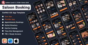 GlowLink | Salon Appointment Booking SwiftUI iOS App Template for Users and Providers