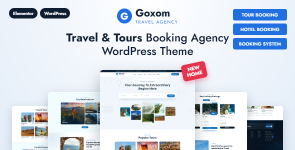 Goxom – Travel  Hotel Booking WordPress Theme