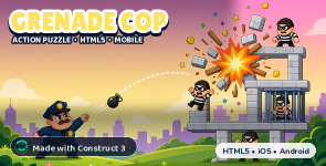 Grenade Cop | Constrcut3 | HTML5 Game