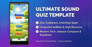 Guess the Sound – Ultimate Quiz App Factory | Jetpack Compose, Supabase  AdMob