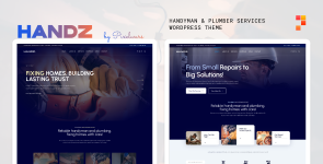 Handz – Handyman  Plumber Repair WordPress Theme