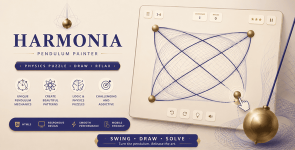Harmonia | HTML5 Pendulum Painter Physics Puzzle Game