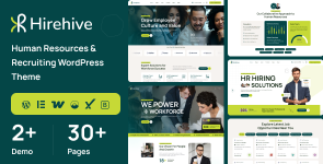 Hire-Hive – Human Resources  Recruiting WordPress Theme