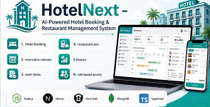 Hotel Next | AI Powered Hotel Booking and Restaurant POS System | Next.js | MongoDB