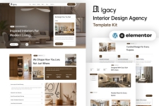 Igacy – Interior Design Agency Template Kit