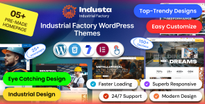 Industa – Factory  Industry WordPress Theme
