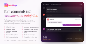 InstaMagic SaaS | AI-Powered Instagram CRM, Marketing Automation and Chatbot Builder