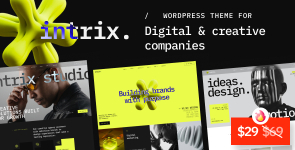 Intrix – Digital  Creative Agency WordPress Theme