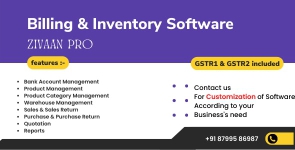 Zivaan PRO – Accounting | Inventory  (GST Compliance with GSTR1  GSTR2 Integrated)