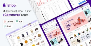 Ishop eCommerce – PWA Multivendor eCommerce CMS – Laravel  Vue