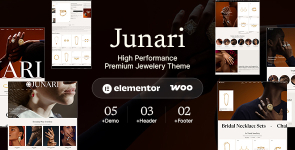 Junari – Luxury Jewelry WooCommerce WordPress Theme