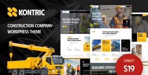Kontric – Construction Company WordPress Theme