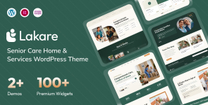 Lakare – Senior Care Home  Services WordPress Theme