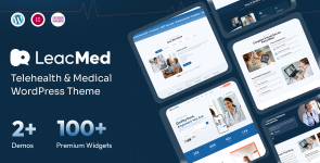 Leacmed – Telehealth  Medical WordPress Theme