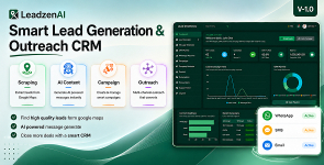 LeadzenAI – Smart Lead Generation  Outreach CRM