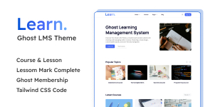 Learn – Ghost LMS Theme for Courses and Blog