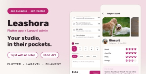 Leashora | Flutter Pet Care Booking App with Laravel Admin