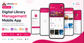 LibraryHub | Flutter App for Book Catalog  Member Services