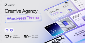 Lighter – Creative Agency  Portfolio WordPress Theme