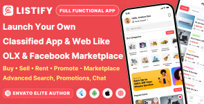 Listify – Buy  Sell Classified Marketplace | Products  Services | Short Videos | Android iOS Web