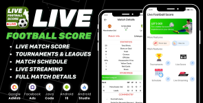 Live Football Score with AdMob Facebook Ads Android