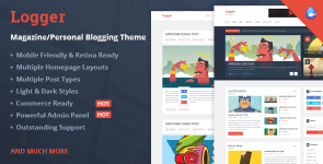 Logger – Magazine/Personal Blogging Drupal Theme
