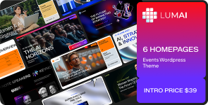Lumai – Events  Conference WordPress Theme