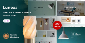 Lunexa – Lighting  Interior Lights Shopify 2.0 Theme