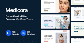 Medicora – Doctor  Medical Clinic Elementor WordPress Theme