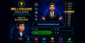 Millionaire Quiz Show Game – HTML5 Game