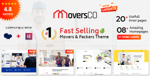 MoversCO – Movers  Packers WordPress Theme