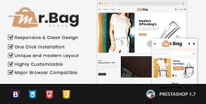 MrBag Store Prestashop 1.7 – 9.x Responsive Theme