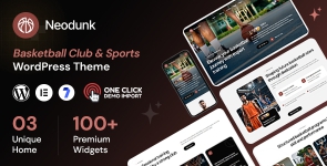 Neodunk – Basketball Club  Sports WordPress Theme