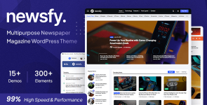 Newsfy | Modern News  Magazine WordPress Theme