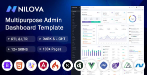 Nilova – Multipurpose Admin Dashboard Template