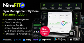 NitroFIT28 | Fitness  Gym Management System Multi-Tenancy Addon