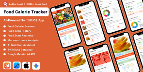 NutriLens | AI-Powered Food Calorie Detection Swift iOS Mobile App