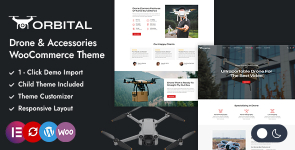 Orbital – Single Product Drone Store WooCommerce Theme
