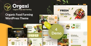 Orgaxi – Organic food and fram WordPress Theme