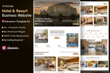 Orrivaa – Hotel  Resort Business Elementor Template Kit
